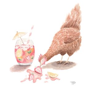 Happy hen